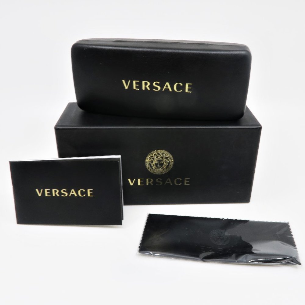 VERSACE MOD 2193 1428/87 Unisex Aviator Black/Gold - Picture 6 of 7